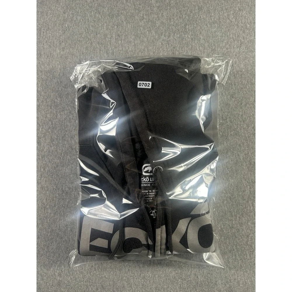 Ecko Unitd.‎ Rhino Logo Full Zip Hoodie Black Size XL